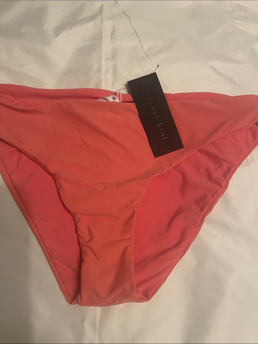 Gianni Bini Coral-Orange Bikini Bottom